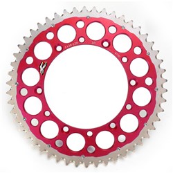 RENTHAL TWINRING REAR SPROCKET RED 49T (1540-520-49GPRD)
