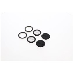 TWIN AIR AIRBOX VENTS - CIRCLE (2 VENTS & COVERS)