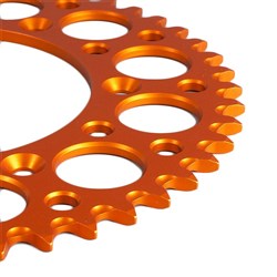 RENTHAL REAR SPROCKET MX ULTRALIGHT GROOVED ORG 50T (192U-420-50GPOR)