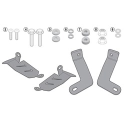 GIVI FITTING KIT FOR TE2118 MT-07 14  [ONC01] #