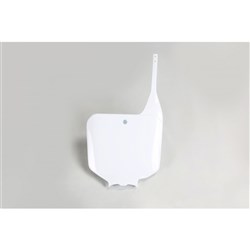 UFO HONDA FRONT NO. PLATE CR125/250/500 95-01 WHT