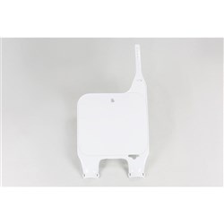 UFO HONDA FRONT NO. PLATE CR125/250/500 95-99 WHT