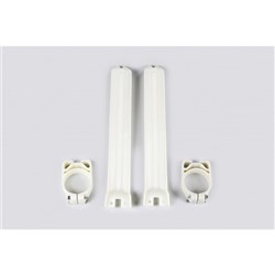 UFO KAWASAKI FORK SLIDER PROTECTORS KX125/250/500 91-93 NEUTRAL #