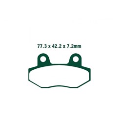 NISSIN BRAKE PADS 2P-205 SS (FA86 / FDB312 / DP111) # [ONC01] #