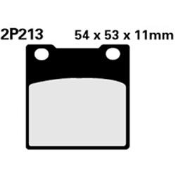 NISSIN BRAKE PADS 2P-213 ST SINT (FA63 / FA161 / FDB338 / DP318 # [ONC01] #