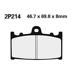 NISSIN BRAKE PADS 2P-214 NS (FA158 / FDB574 / DP317) # [ONC01] #