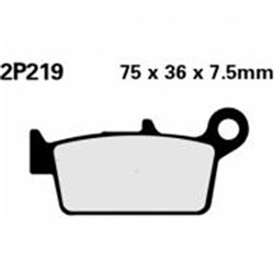 NISSIN BRAKE PADS 2P-219 ST SINT (FA131 / FDB539 / DP815) # [ONC01] #