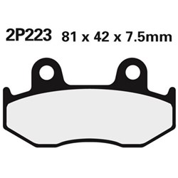 NISSIN BRAKE PADS 2P-223 SS (FA92 / FDB382 / DP114) # [ONC01] #