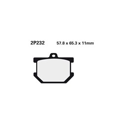 NISSIN BRAKE PADS 2P-232 SS ( FA34 / FDB177 / DP401) # [ONC01] #