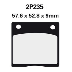 NISSIN BRAKE PADS 2P-235 NS/SS ( FA36 / FDB151 / DP203) # [ONC01] #