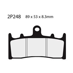 NISSIN BRAKE PADS 2P-248 ST SINT (FA188 / FDB873 / DP216) # [ONC01] #