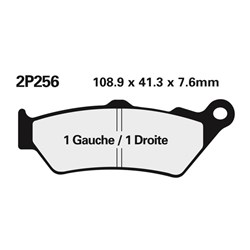NISSIN BRAKE PADS 2P-256 NS (FA209 / FDB2006 / DP623 / DP560) [ONC01] #