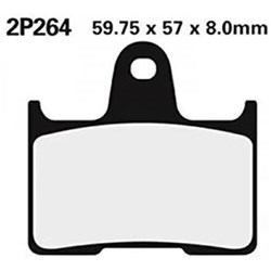 NISSIN BRAKE PADS 2P-264 ST SINT (FA254 / FDB211 / DP220) # [ONC01] #