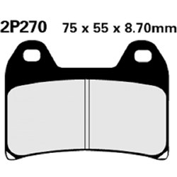 NISSIN BRAKE PADS 2P-270 ST SINT (FA244 / FDB2042 / DP630) # [ONC01] #