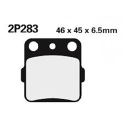 NISSIN BRAKE PADS 2P-283 ST SINT (FA84 / FDB381 / FDB661 / DP811 / DP816) # [ONC01] #