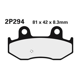 NISSIN BRAKE PADS 2P-294 ST SINT (SFA412 / FDB2173 / DP920) # [ONC01] #