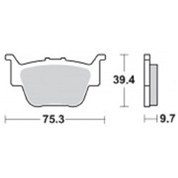 NISSIN BRAKE PADS 2P-295 ST SINT (FA373 / FDB2182 / DP944) # [ONC01] #