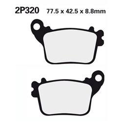 NISSIN BRAKE PADS 2P-320 ST SINT (FA436 / FDB2221 / DP973) [ONC01] #