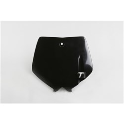 UFO KTM FRONT NO. PLATE 65 02-08 BLK [ONC01] #