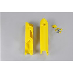 /UFO HUSQVARNA FORK SLIDER PROTECTORS TC/FC 14 TE/FE 14-15 YEL