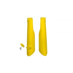 UFO HUSQVARNA FORK SLIDER PROTECTORS TC/FC 15-19 TE/FE 16-18 YEL