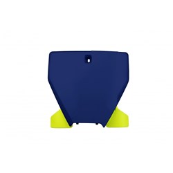 UFO HUSQVARNA FRONT NO. PLATE WITH EXTENSION TC/FC 19 (YEL)