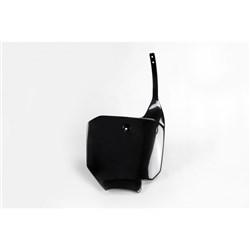 UFO HONDA FRONT PLATE CR80 96-02 CR85 03-26 CRF150R 07-26 BLK