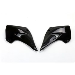 UFO KAWASAKI RADIATOR SHROUD KX125/250 03-08 BLK