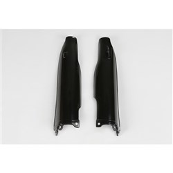UFO KAWASAKI FORK SLIDER PROTECTORS KLX450R 07-25 KXF205/450 6-08 BLK