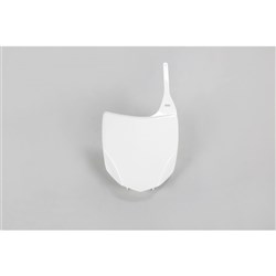 /UFO KAWASAKI FRONT NO. PLATE KX450F 09-12 (WHT 041/047)