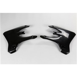 UFO YAMAHA RADIATOR SHROUDS YZF250/450 03-05/WRF 05-06 BLK