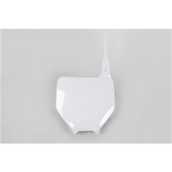 /UFO SUZUKI FRONT NO. PLATE RMZ250 04-06 (WHT)