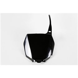 UFO SUZUKI FRONT PLATE RM125/250 01-25/RMZ450 05-07/RMZ250 07-09 BLK