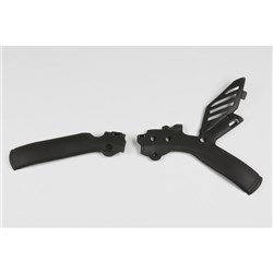 UFO KTM FRAME GUARDS SX-SXF 07-10/EXC 08-11 BLK