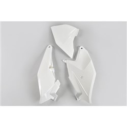 UFO KTM SIDE PANELS W/ AIRBOX CVR 85SX 18 WHT
