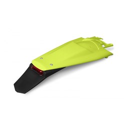 UFO HUSQVARNA REAR FENDER W/LED TE/FE150/250/300/350/450/501 24-25 YEL