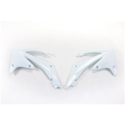 UFO HONDA RADIATOR SHROUDS CRF250R 10-13/450R 09-12 WHT