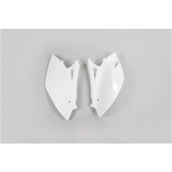 UFO KAWASAKI KX450F 09-11 SIDEPANELS (WHT 041/047) (USE 470047) [ONC01] #