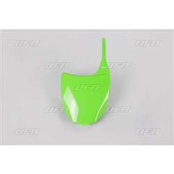 #UFO FRONT NO. PLATE KX250F 09-12 (GRN)