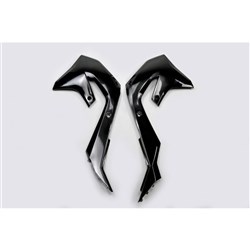 /UFO KAWASAKI RADIATOR SHROUDS KX250F 21-22/KX450F 19-22 BLK