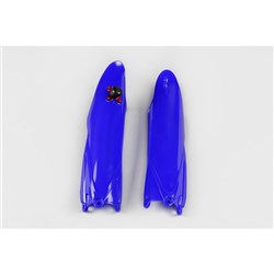UFO YAMAHA FORK SLIDER PROTECTOR W/QUICK STARTER YZ125/250 22-26 YZF250 10-23 YZF450 10-22 REFLEX BLU