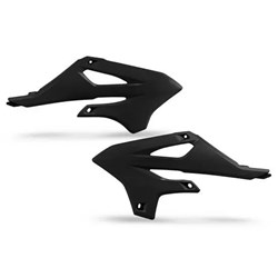 UFO YAMAHA RADIATORS COVERS YZ85 22-26 BLK