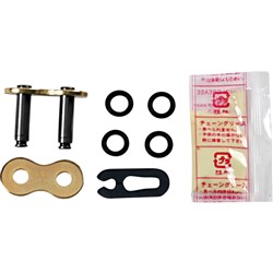 DID CLIP LINK (FB) 525VX3 GLD/BLK FJ (PRESS FIT )