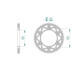 AFAM A48 520 PR-1 YAMAHA S/C BLUE  [ONC01] #