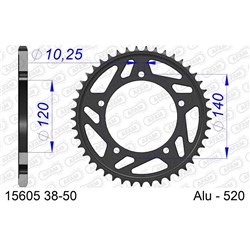 AFAM A39 GSXR600/750/1000 520 CONV.  [ONC01] #