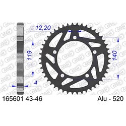 AFAM A44 520 CONV BMW S1000RR #