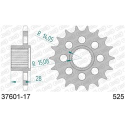AFAM 17T 525 APRILIA 850 MANA  [ONC01] #