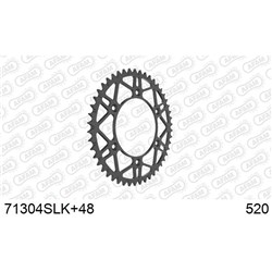 AFAM 48T SLK SLITE STEEL KTM