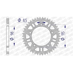 AFAM A47 420 KTM 60-65 SX 99- #