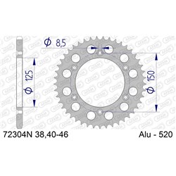AFAM A38 520 KTM 91-+HBERG 00-  [ONC01] #